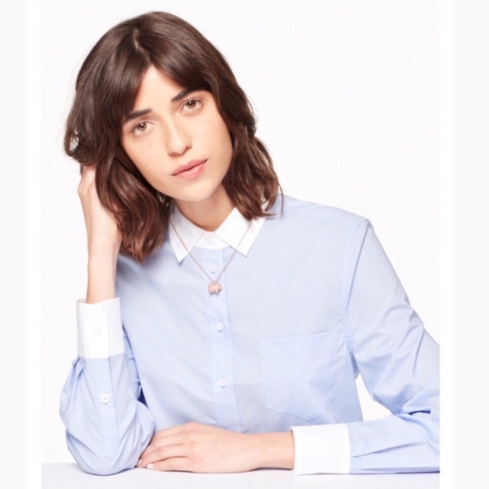 ♠️Kate Spade Imagination Pave Pink Piggy Necklace NWT - Picture 2 of 9